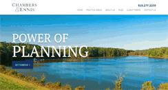 Desktop Screenshot of chambersennis.com